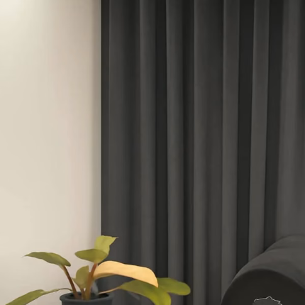پرده پانچی مخمل کالیفرنیا